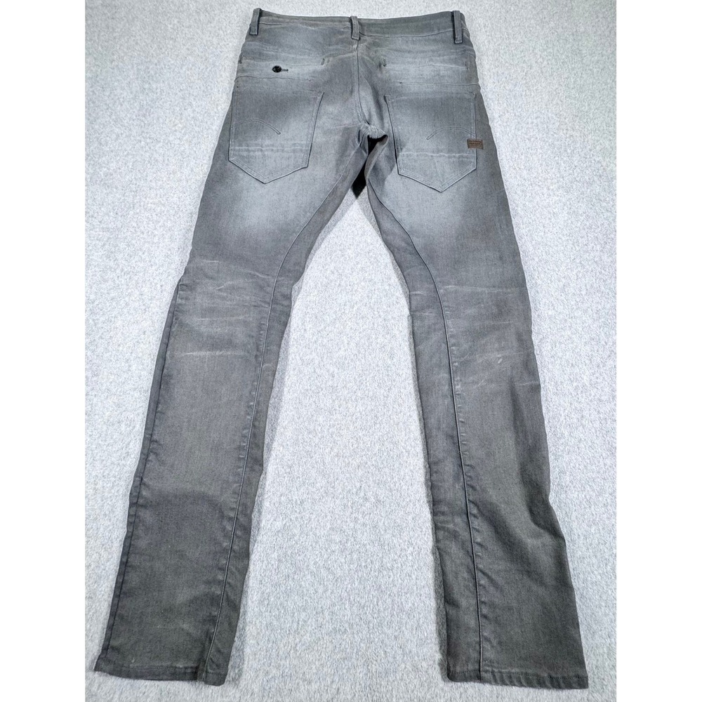 G-Star 3D Slim Jeans Mens 31x34 Fits (32x32) Gray Stretch Denim